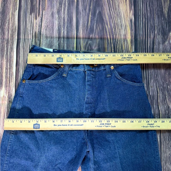 NWT Vtg Wrangler Cowboy Cut High Rise Jeans Slim Fit Women's Blue Denim 14MWZG - Picture 7 of 8